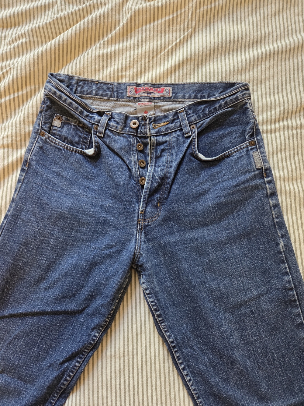 Vintage Silver Jeans Women's Boot Cut Blue Denim (Made In Canada)